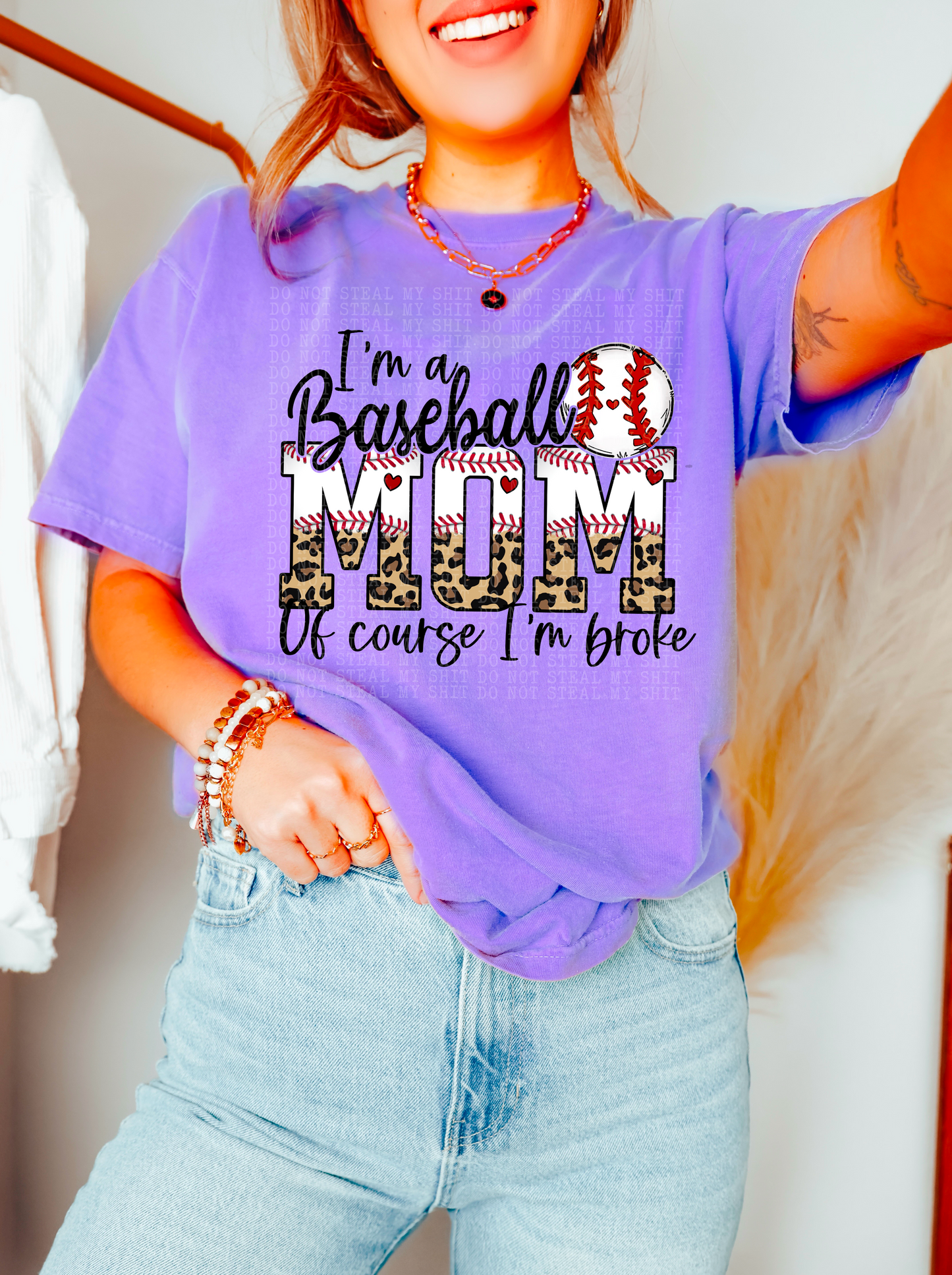 BROKE BASEBALL MOM PNG | Digital Download | PNG