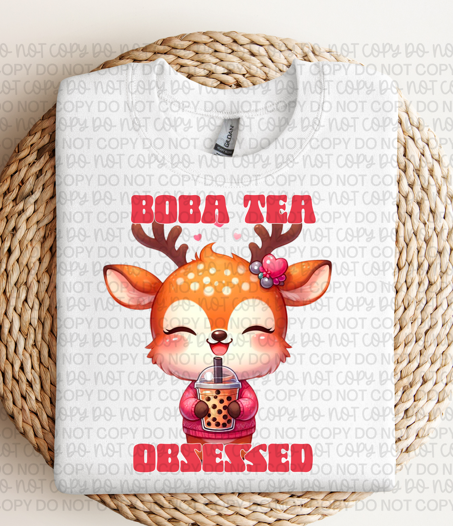 BOBA TEA DEER PNG | Digital Download | PNG