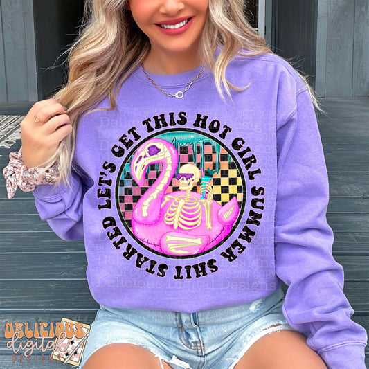 Hot girl summer, Trendy PNG, Sublimation PNG, Automatic digital PNG download