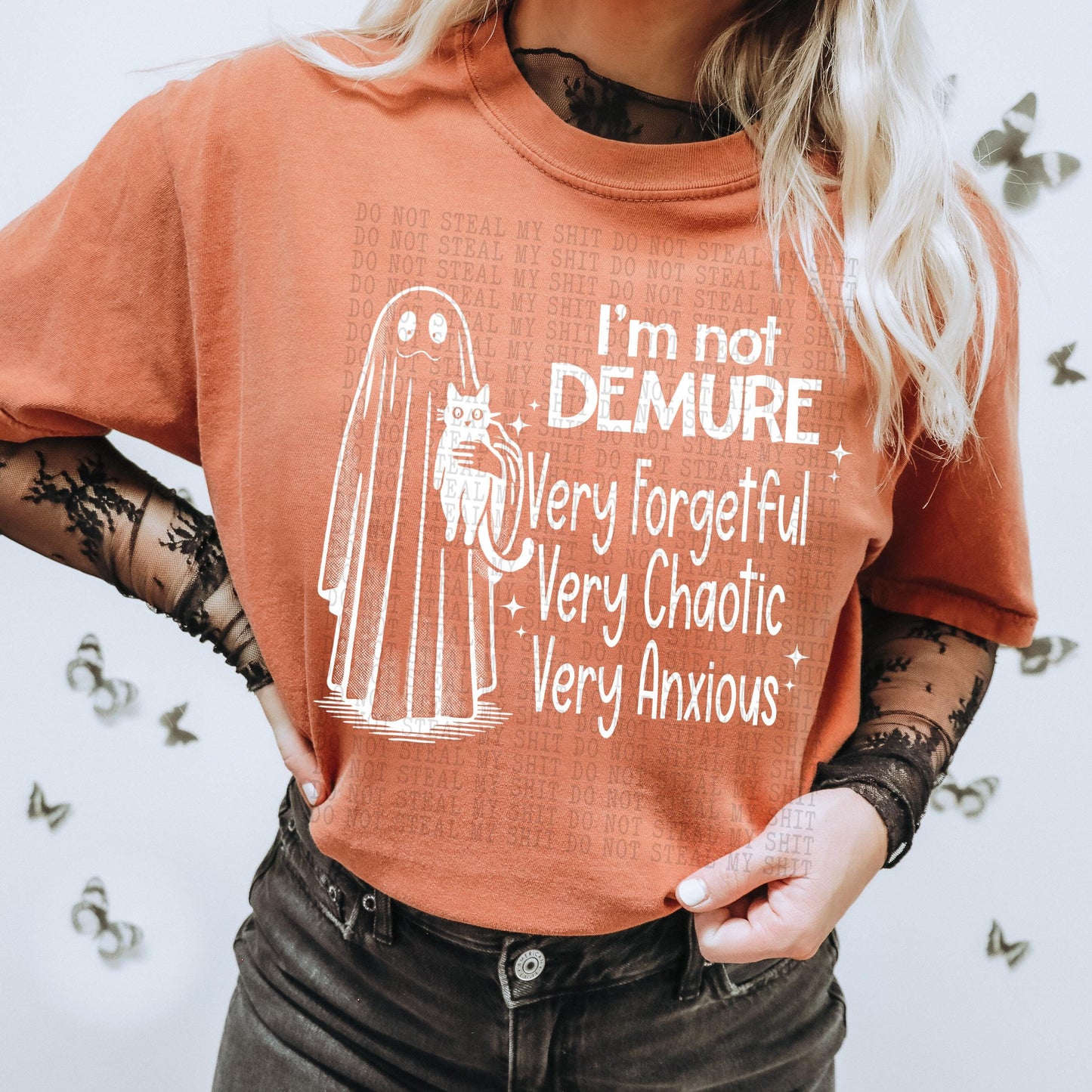 I’m Not Demure, Demure Trend, Trendy PNG, Sublimation PNG, Automatic digital PNG download