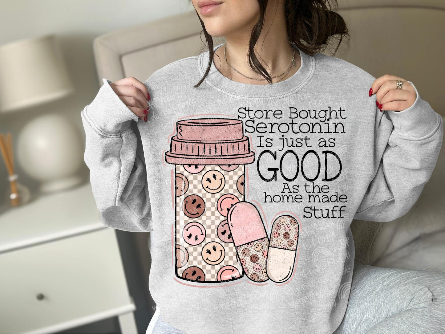 Store bought Serotonin is just as good png, mental health png, self care png, Trendy PNG, Sublimation PNG, Automatic digital PNG download