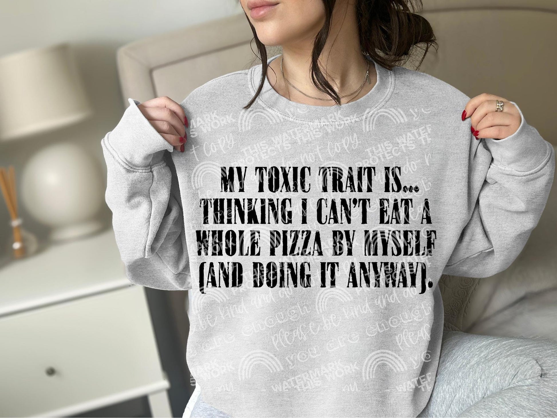 My toxic trait is eating pizza png, Trendy PNG, Sublimation PNG, Automatic digital PNG download