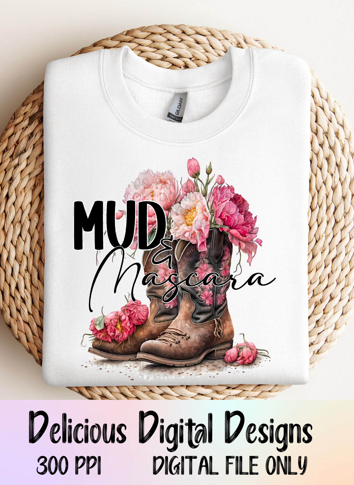 MUD AND MASCARA PNG | Digital Download | PNG