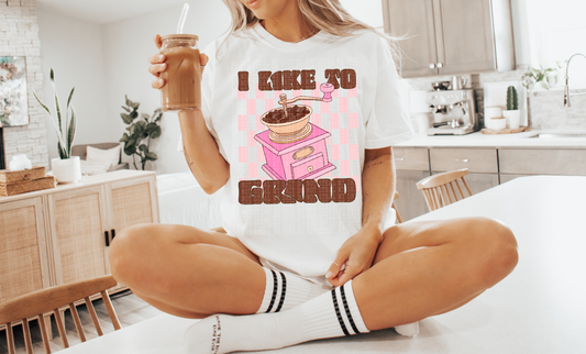 I LIKE TO GRIND PINK  PNG | Digital Download | PNG