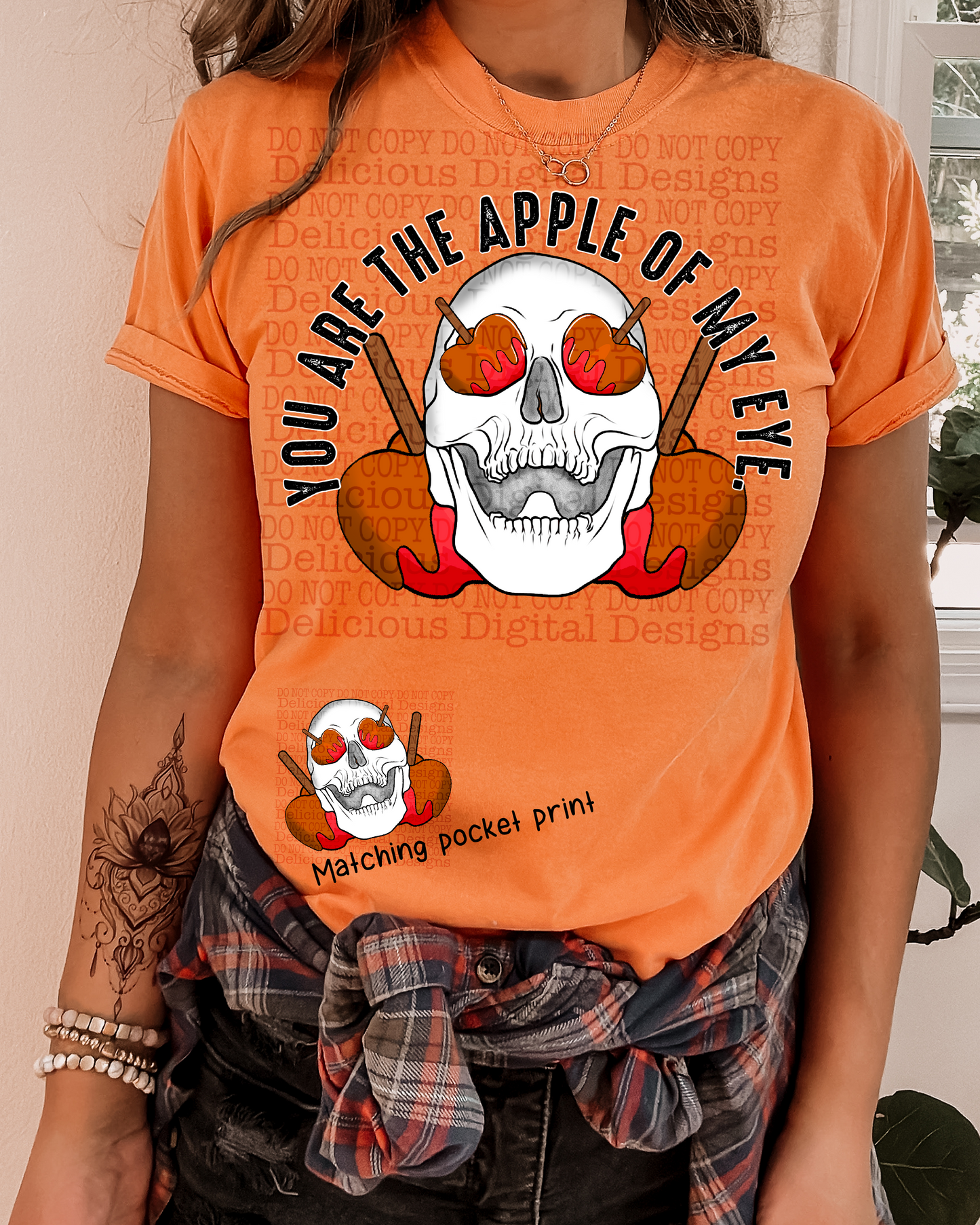 APPLE OF MY EYE- BLACK PNG | Digital Download | PNG