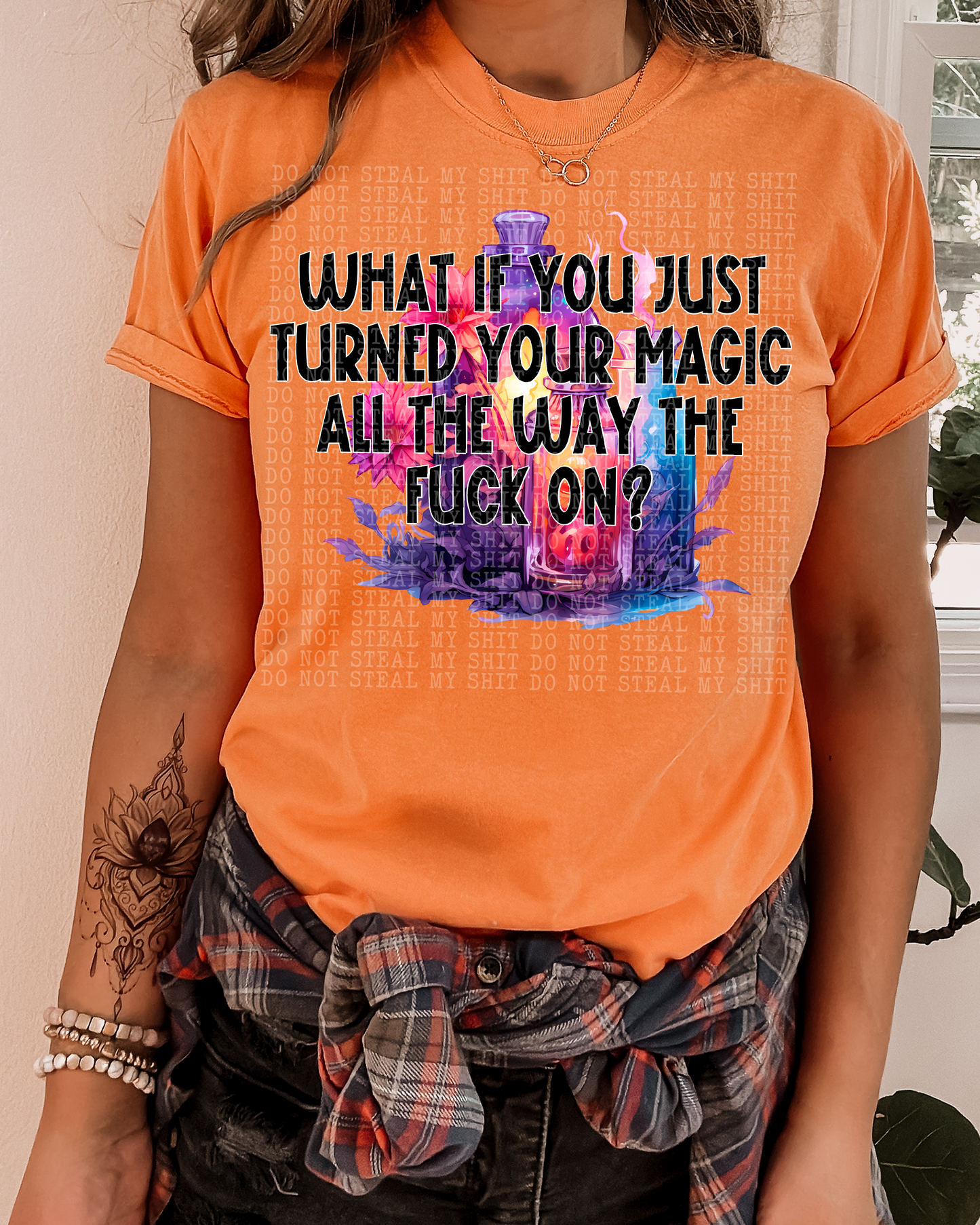 WHAT IF YOU TURNED YOUR MAGIC ALL THE WAY THE FUCK UP PNG | Digital Download | PNG