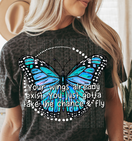 YOUR WINGS ALREADY EXIST PNG | Digital Download | PNG