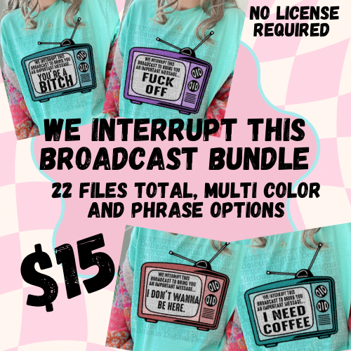 WE INTERRUPT THIS BROADCAST BUNDLE PNG | AUTOMATIC DOWNLOAD PNG