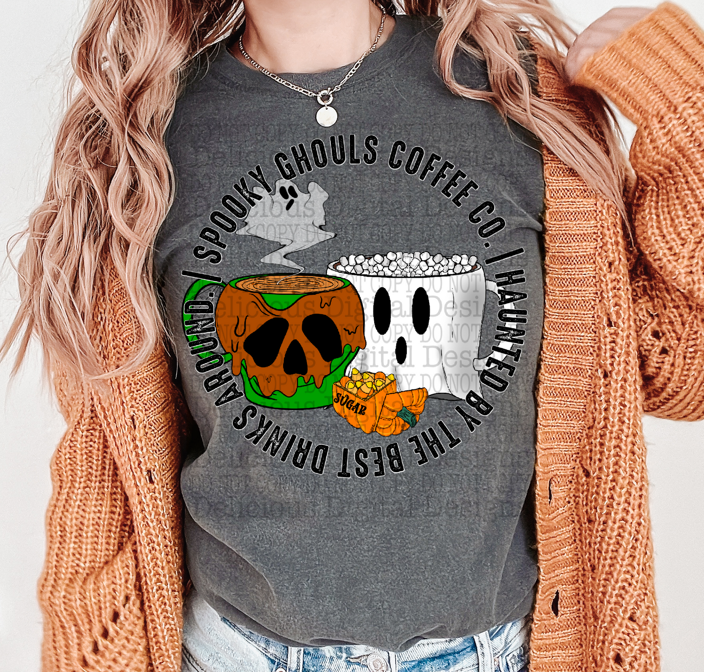 SPOOKY GHOUL COFFE CO. PNG | Descarga digital | PNG