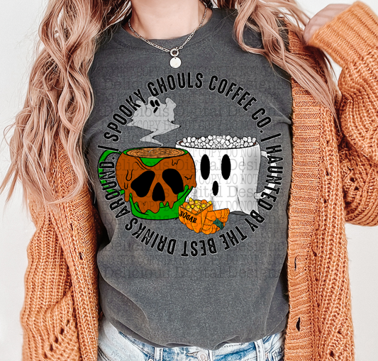 SPOOKY GHOUL COFFE CO. PNG | Descarga digital | PNG