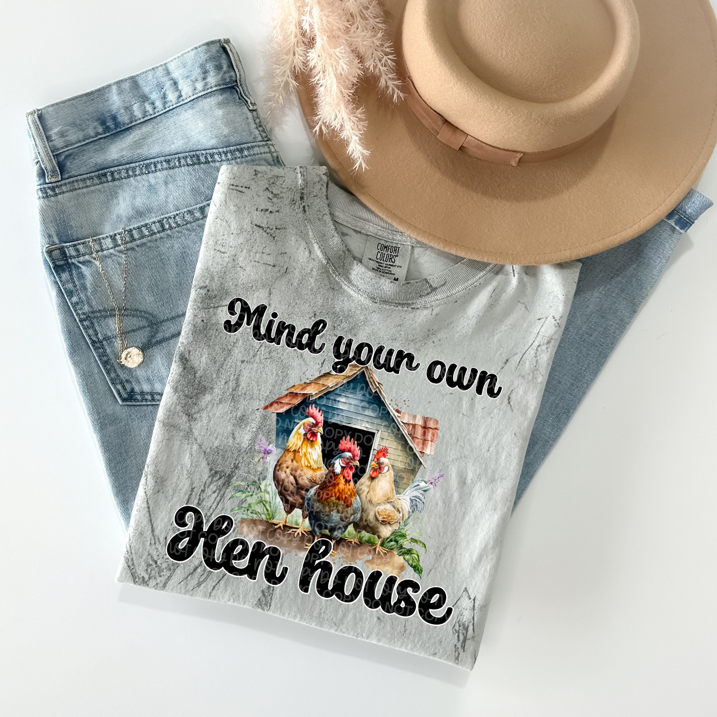 MIND YOUR OWN HEN HOUSE PNG  | Digital Download | PNG