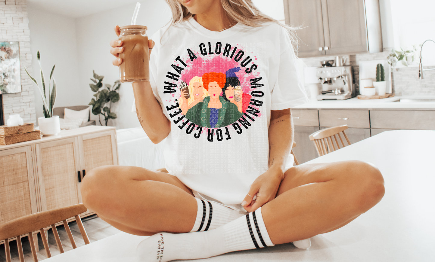 WHAT A GLORIOUS MORNING FOR COFFEE  BLACK PNG | Digital Download | PNG