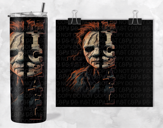 M HORROR TUMBLER | Digital Download | PNG