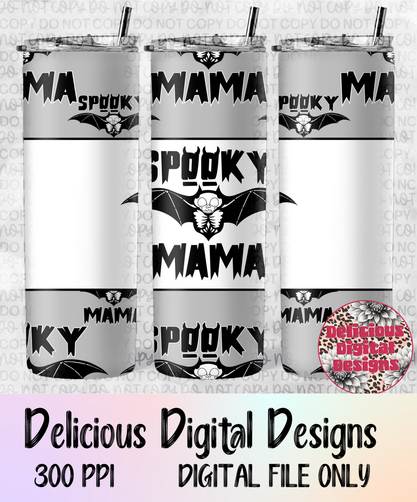 SPOOKY MAMA TUMBLER | Digital Download | PNG