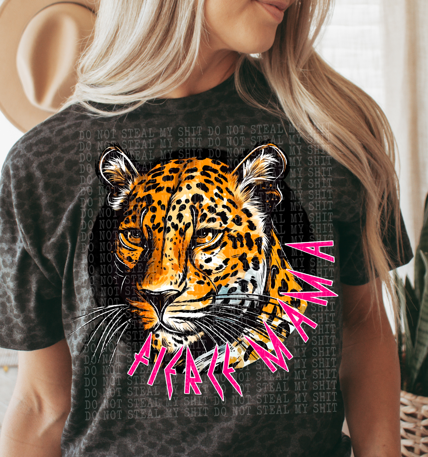 FIERCE MAMA Leopard PNG | Digital Download | PNG