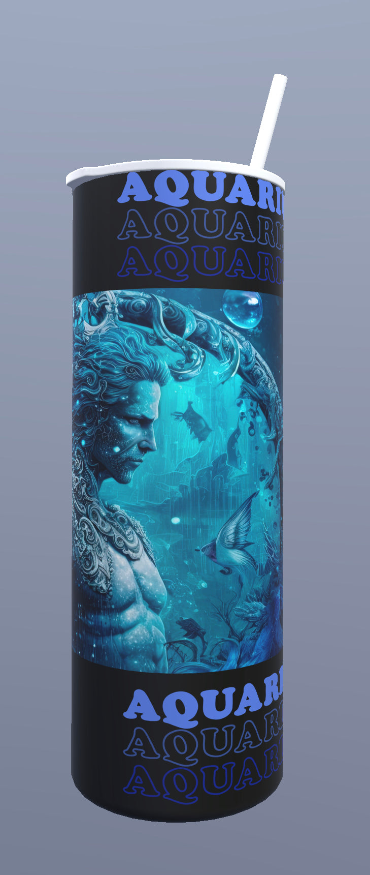 ZODIAC AQUARIUS TUMBLER | Digital Download | PNG