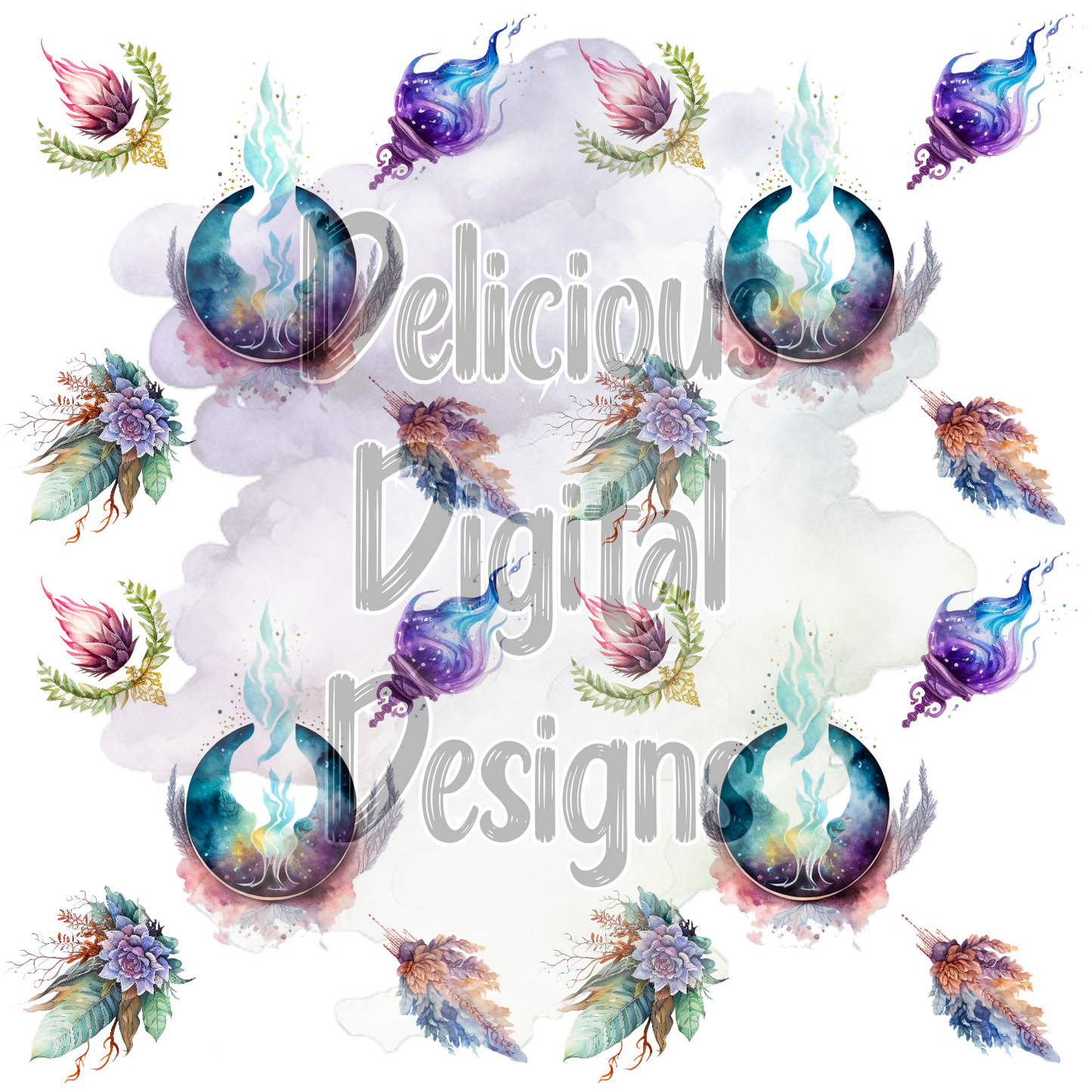 Magic seamless Large 2 | Digital Download | PNG