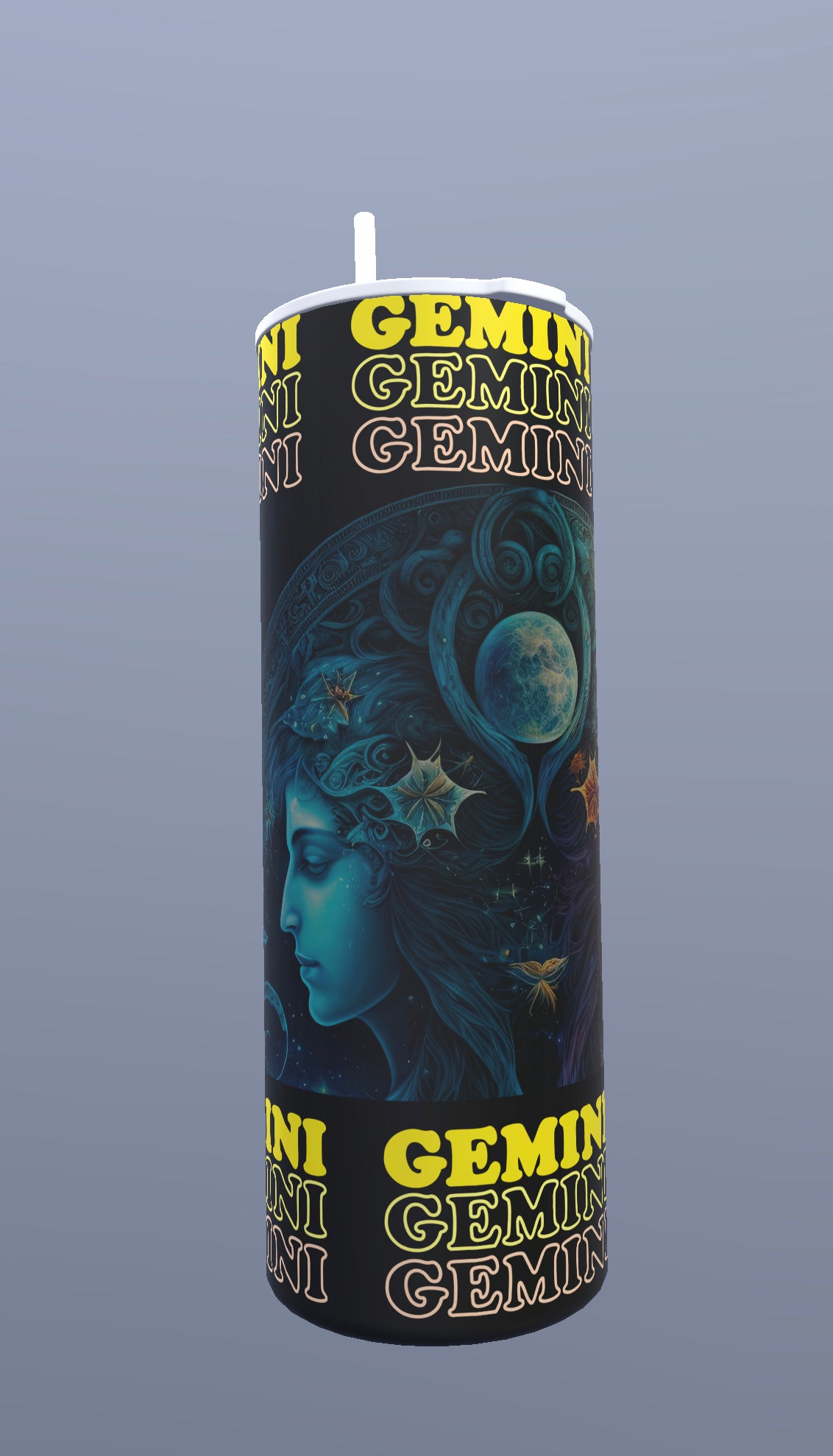 ZODIAC GEMINI TUMBLER | Digital Download | PNG