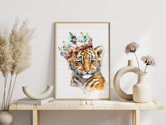 TIGER CROWN | Digital Download | PNG