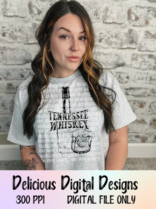 TENNESSEE WHISKEY | Digital Download | PNG