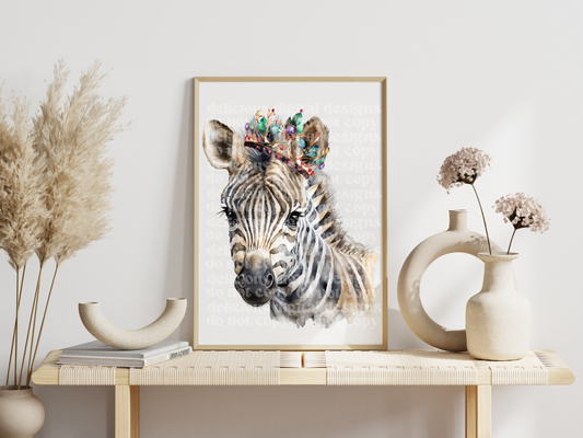 ZEBRA CROWN | Digital Download | PNG