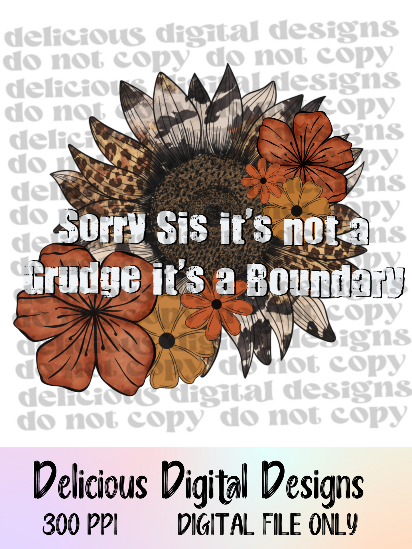 SORRY SIS BOUNDARY | Digital Download | PNG